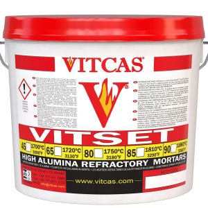 Vitset 90 - Πυρίμαχο κονίαμα VITCAS 1860 °C